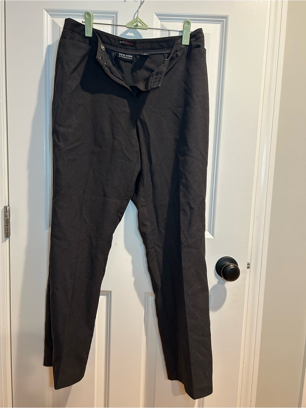 NY&C Womens Black Dress Pants